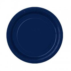 Platos de color azul oscuro de 18 cm