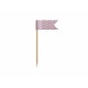 Toppers mini banderas tonos rosa