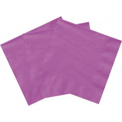 Servilletas de color violeta