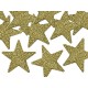 Estrellas para decoración de mesa de color dorado