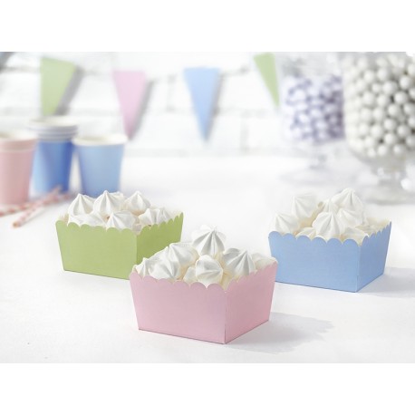 Cajas decorativos para dulces de tonos pastel